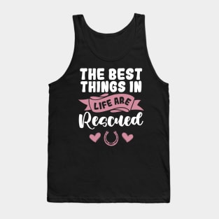 Horse Rescue Tshirt Horseback Rider Gift Tank Top